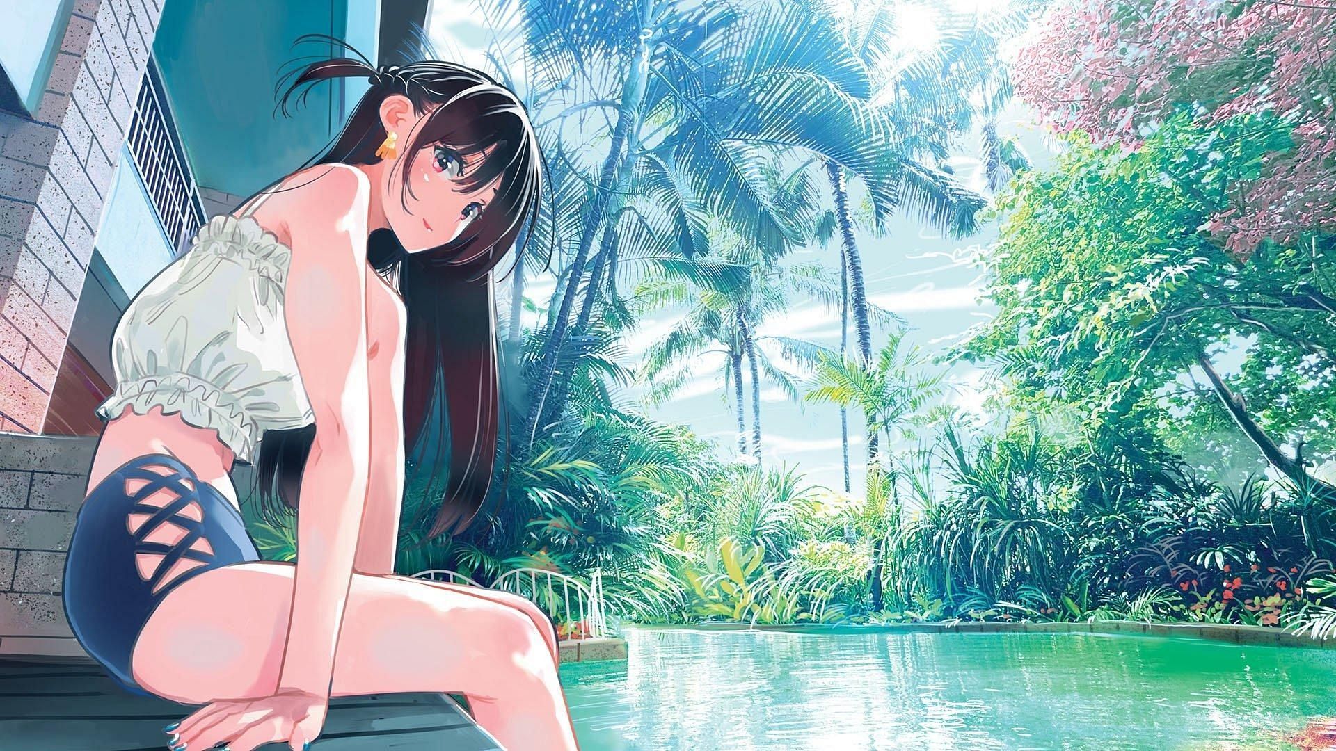 Chizuru Ichinose as seen in the Rent-A-Girlfriend manga (Image via Kodansha)
